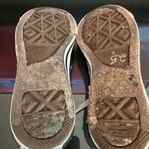 Navy Blue Converse Women’s sz 6 - Picture 5 of 5